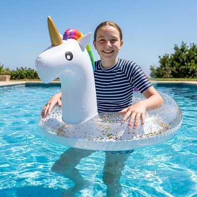 Bouée piscine robuste 