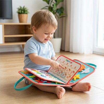 Busy board bebe transportable