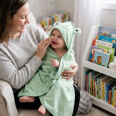 Cape de bain bébé confort