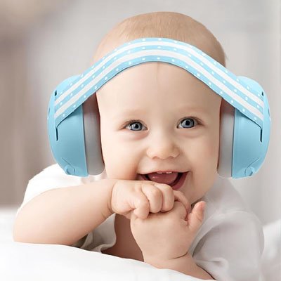 Casque anti bruit bébé adorable 