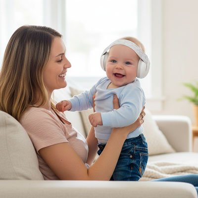 Casque anti bruit bébé bonheur