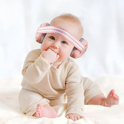 Casque anti bruit bébé doux