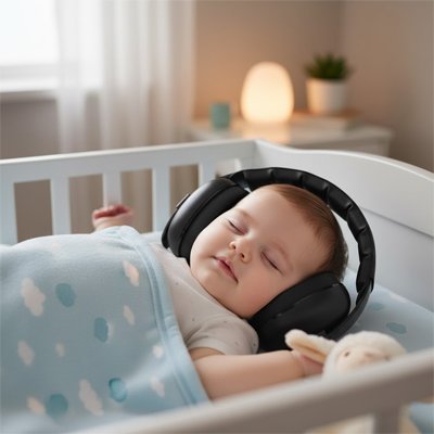Casque anti bruit bébé faciles à nettoyer