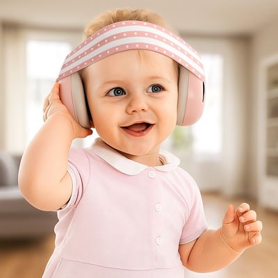 Casque anti bruit bébé rembourrées 