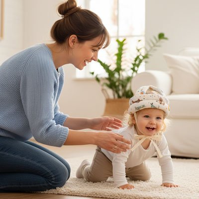 Casque bebe ajustable 