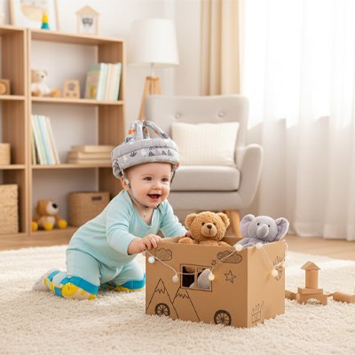 Casque bebe respirant