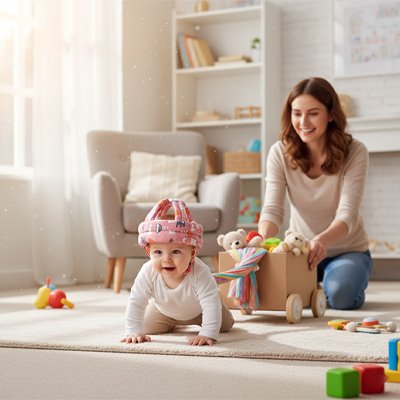 Casque bébé sécuritaire confort