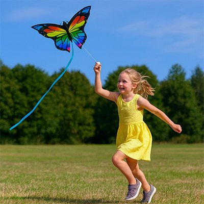 Cerf volant attractif 