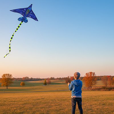 Cerf volant coloré 