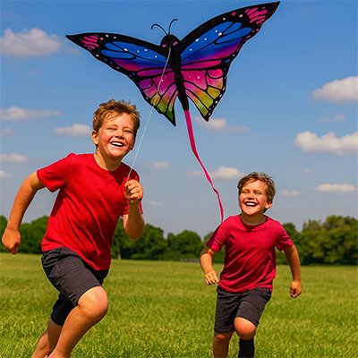 Cerf volant encourage