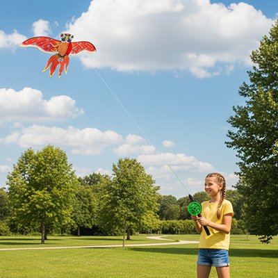 Cerf volant enfant assurant