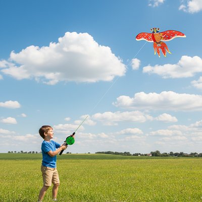 Cerf volant enfant simple