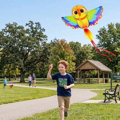 Cerf volant enfant stable