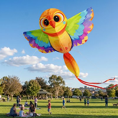 Cerf volant enfant vive