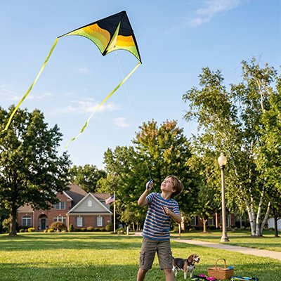 Cerf volant utilisable