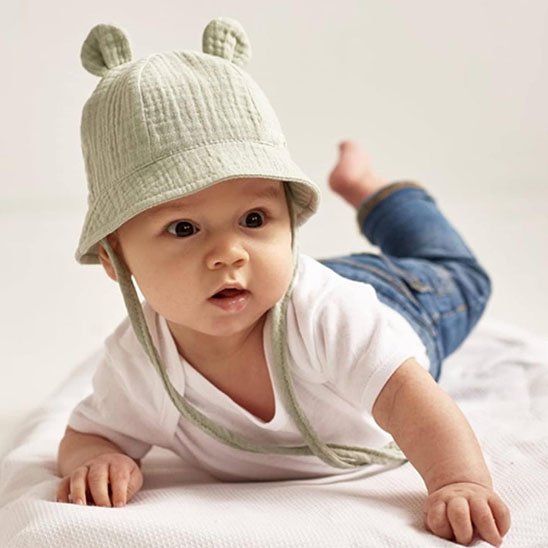 Chapeau bebe confortablement