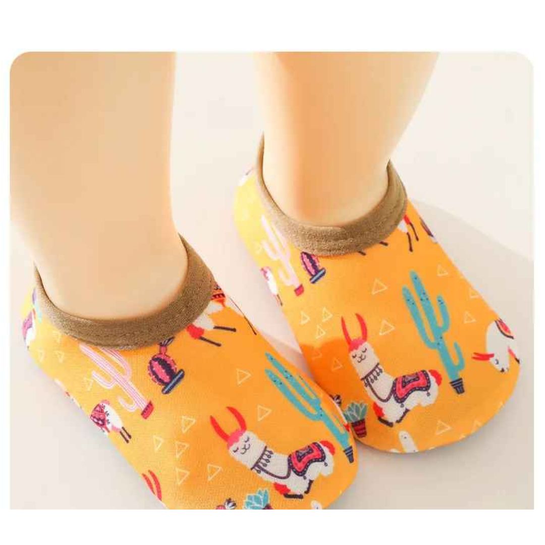 chaussure d'eau bébé orange