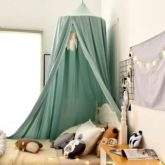 Ciel de lit bébé décoration 