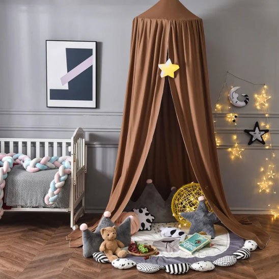 Ciel de lit bébé décorative