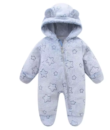 combinaison bebe bleue