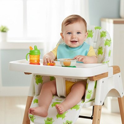 Coussin chaise haute confort 