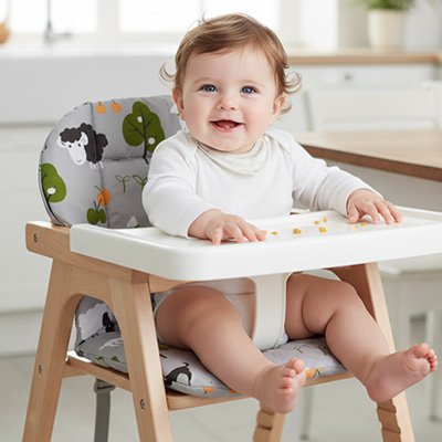 Coussin chaise haute confortable