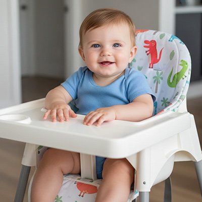 Coussin chaise haute confortable 