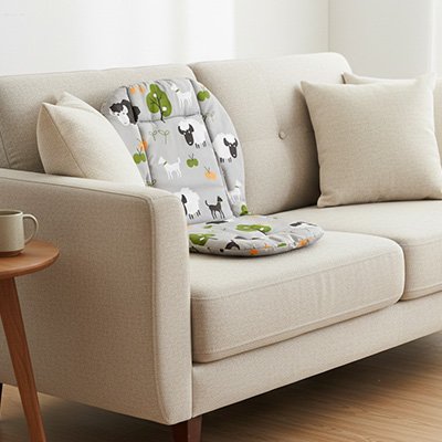 Coussin chaise haute facile