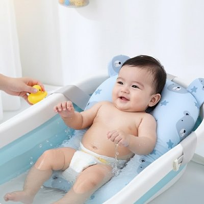 Coussin de baignoire pour bebe ergonomique 