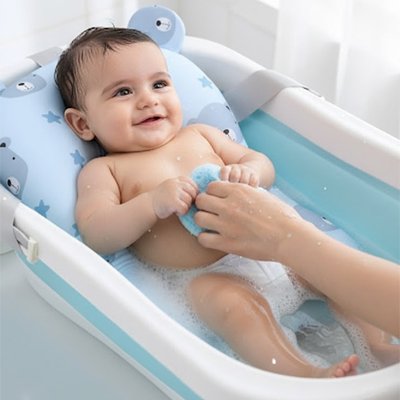 Coussin de baignoire pour bebe facile