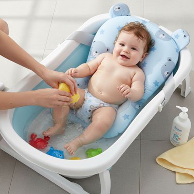 Coussin de bain bébé antidérapant 