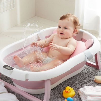 Coussin de bain bébé rapide 