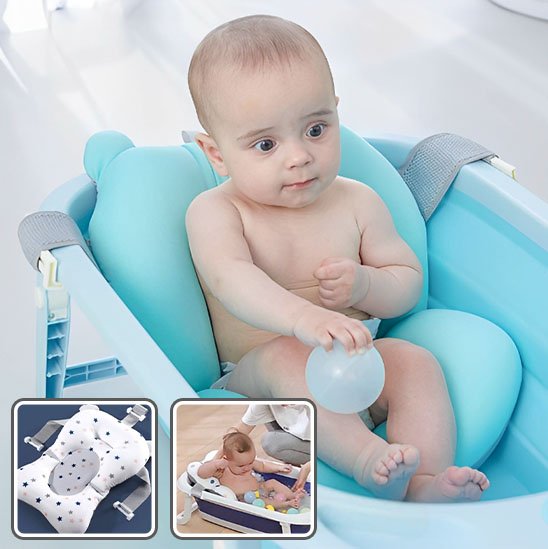 Coussin de bain bébé respirant