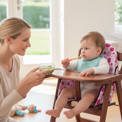 Coussin pour chaise haute adaptable