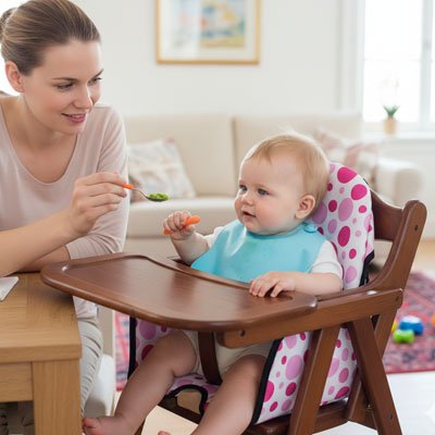 Coussin pour chaise haute large