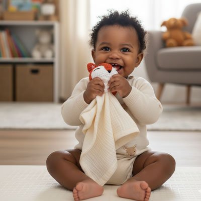 Doudou renard pratique 