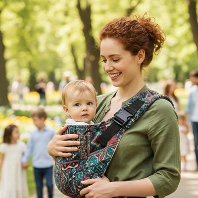 Écharpe de portage bébé universel 