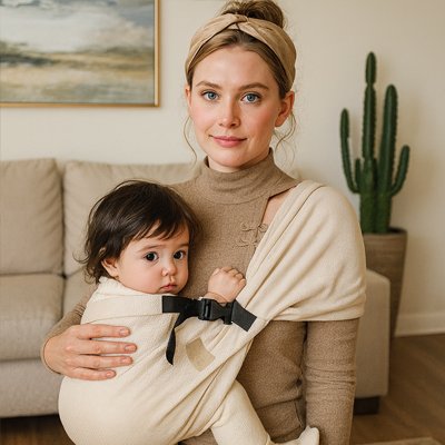 Echarpe de portage creme confort