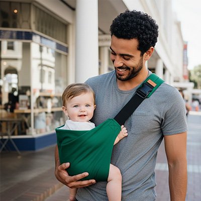 Écharpe de portage naturelle