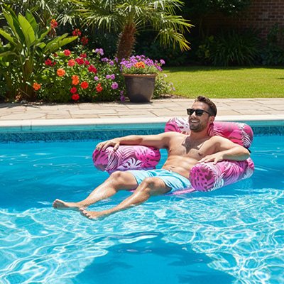 Fauteuil gonflable pour piscine durabilité 