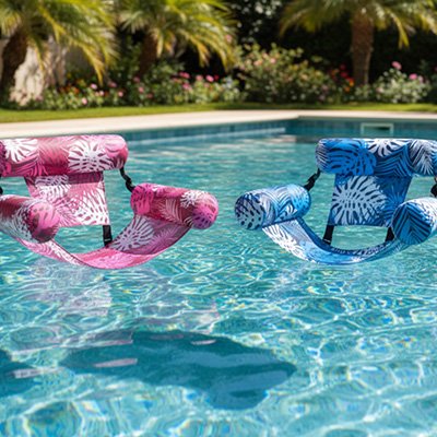Fauteuil gonflable pour piscine rembourré