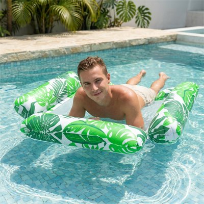 Fauteuil piscine gonflable simplifié