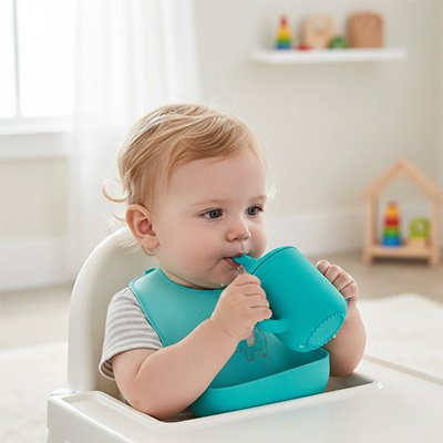 Gobelet bebe apprentissage