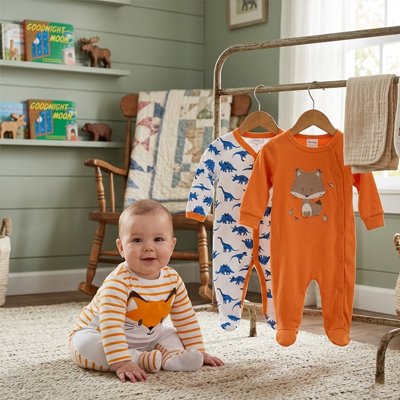 Grenouillère bébé attractif 