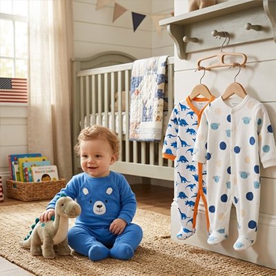 Grenouillere pour bebe respirant 