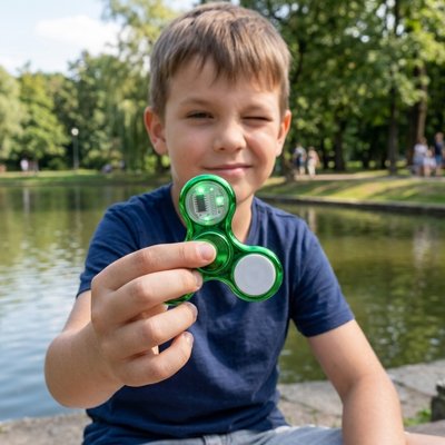 Hand spinner en plastique 