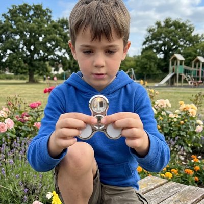 Hand spinner fluide 