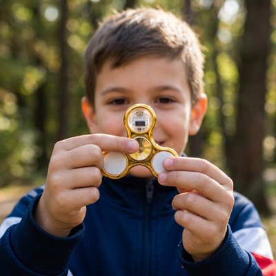 Hand spinner lumineux 
