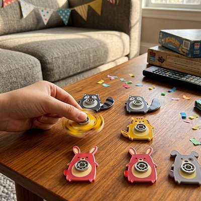 Hand spinner répétitif