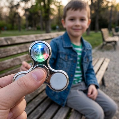 Hand spinner répétitive